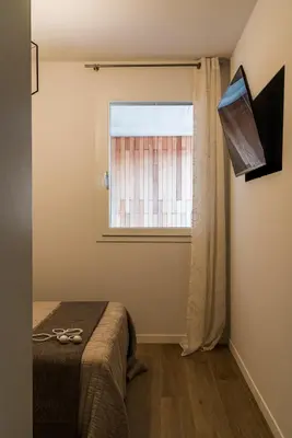 TV o dispositivi per l'intrattenimento presso Alloggi Celly Appartamento piano terra