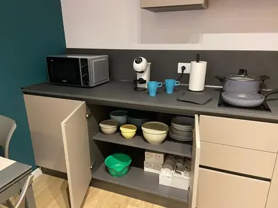 Cucina o angolo cottura di Alloggi Celly Appartamento piano terra