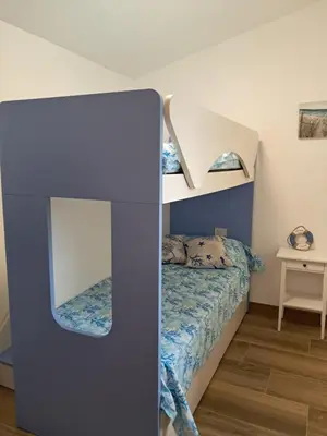 Letto o letti in una camera di Appartamento Al Forte