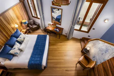Letto o letti in una camera di The Yacht House Canal View