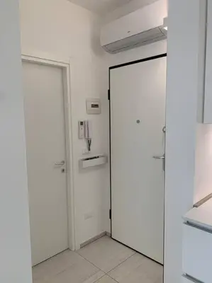 Cucina o angolo cottura di Suite bianca fronte mare
