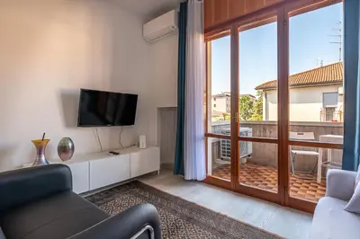 TV o dispositivi per l'intrattenimento presso Palladio Retreat Flat, best comfort in Vicenza
