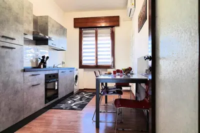 Cucina o angolo cottura di San Nicola- 5 min from airport with parking