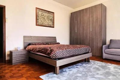 Letto o letti in una camera di San Nicola- 5 min from airport with parking