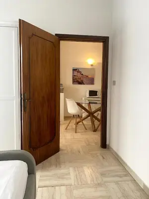 Area soggiorno di Fronte Mare Apartment Private Beach & Free Park