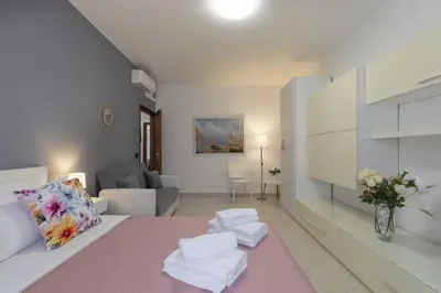 Letto o letti in una camera di Easy Venice - Flat in Mestre