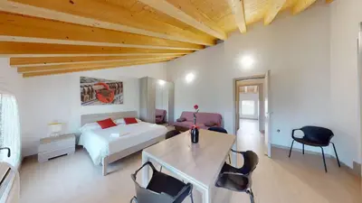Letto o letti in una camera di Abanocasa