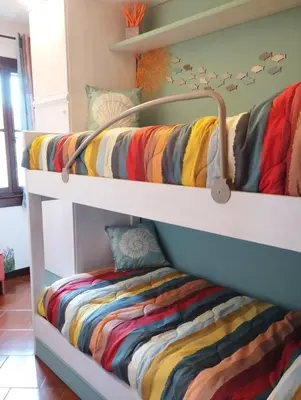Letto o letti in una camera di Ca' del Bovolo