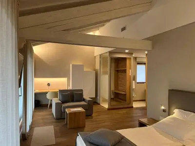 Letto o letti in una camera di Agriturismo Vedova