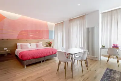 Letto o letti in una camera di Treviso Central Stay