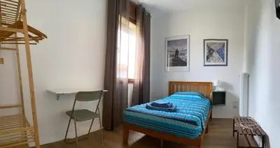 Letto o letti in una camera di Casa Mimma