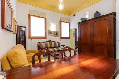 Area soggiorno di GuestHost - Stylish Flat in Dorsoduro District