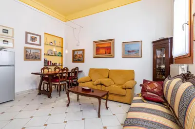 Area soggiorno di GuestHost - Stylish Flat in Dorsoduro District