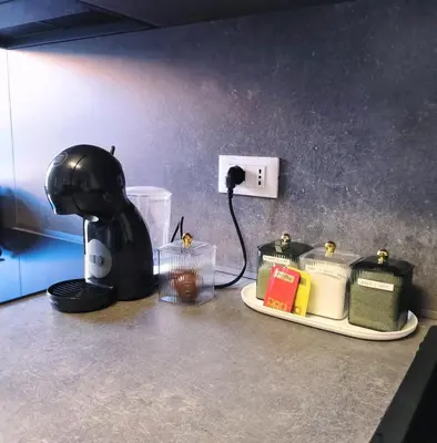 Set per la preparazione di tè e caffè presso Chioggia Vibes - Appartamento centro storico e mare