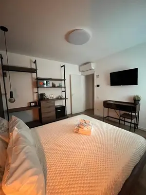 Letto o letti in una camera di Residence Pelin