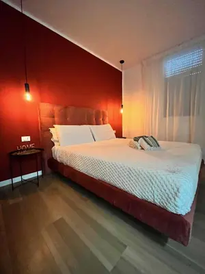 Letto o letti in una camera di Residence Pelin