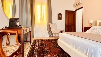 Letto o letti in una camera di Corte dei Quadri Simoni