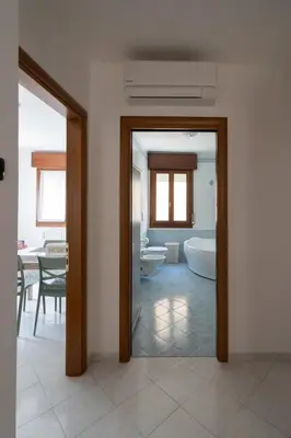 Letto o letti in una camera di Casa Delia