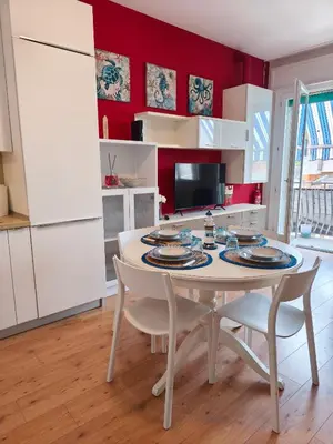 Cucina o angolo cottura di Casa al Mare WiFi Ac