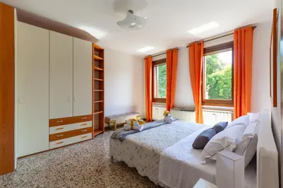 Letto o letti in una camera di Ca'Baldin Venezia-Marghera