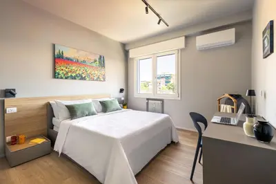 Letto o letti in una camera di Green Suite 88