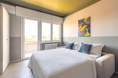 Letto o letti in una camera di Green Suite 88