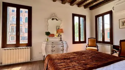 Letto o letti in una camera di Ca' Angelica Canal View