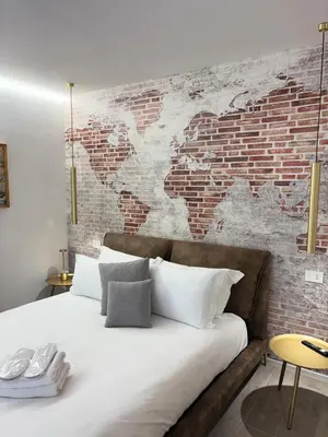 Letto o letti in una camera di Golden House Apartsuite