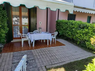 Giardino di Appartamento Cavallino Treporti con Piscina