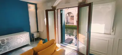 Letto o letti in una camera di Blu House