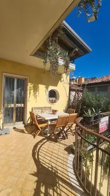 Balcone o terrazza di 2 bedrooms Villa with sea view terrace in Jesolo