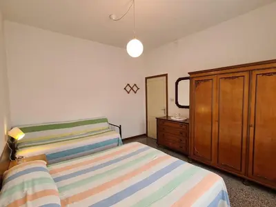 Letto o letti in una camera di 2 bedrooms Villa with sea view terrace in Jesolo