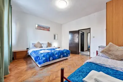 Letto o letti in una camera di Cozy Miranese Venice Apartment