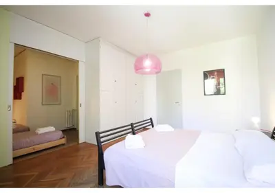 Letto o letti in una camera di CANAL-VIEW, Apartment in Venice