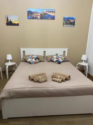 Letto o letti in una camera di Good vibe room