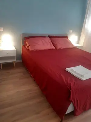 Letto o letti in una camera di Casa Patavina