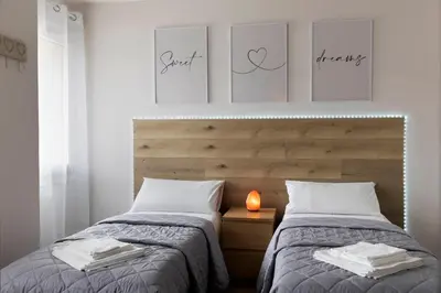 Letto o letti in una camera di Appartamento al Sole