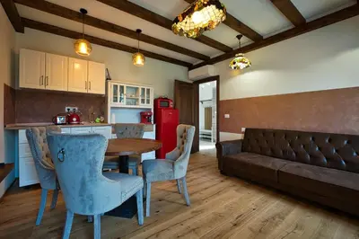 Cucina o angolo cottura di Free Parking Ap1 Romantic Garden Venice