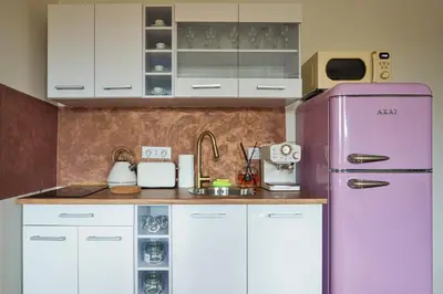 Cucina o angolo cottura di Ap 2 Free Parking Romantic Garden Venice