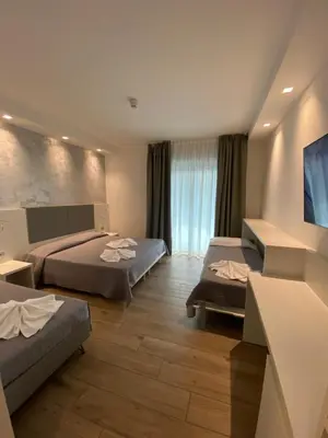 Letto o letti in una camera di Hotel ALDEBARAN & Restaurant
