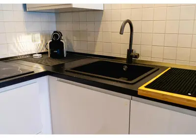 Cucina o angolo cottura di Spiral-Loft, Santo Apartment