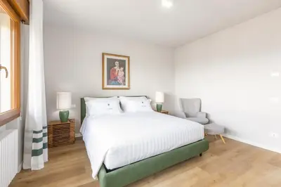 Letto o letti in una camera di Ca' Lorenza Valdobbiadene Tera Nova