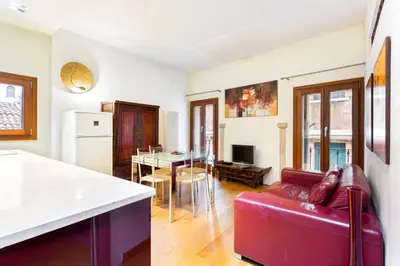 TV o dispositivi per l'intrattenimento presso Best Venice Apartments Torre dell'Orologio