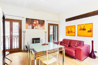 Area soggiorno di Best Venice Apartments Torre dell'Orologio