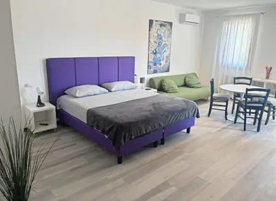 Letto o letti in una camera di Agriturismo Al Preve