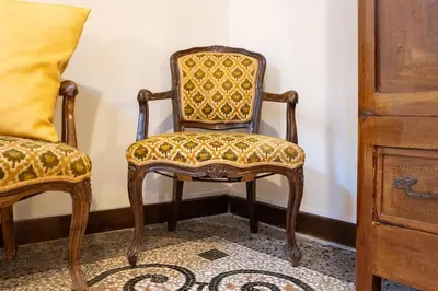 Area soggiorno di Vintage Charm & Color, Central and Spacious