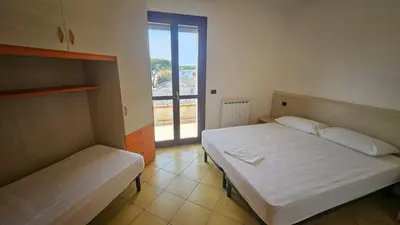 Letto o letti in una camera di Mairen bilocale