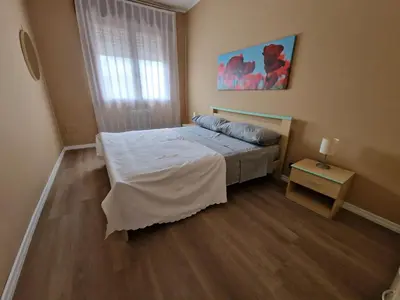Letto o letti in una camera di Casa Gemma