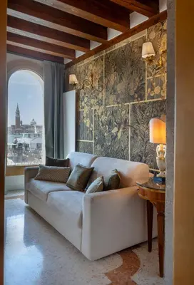 Area soggiorno di San Simeon Suite