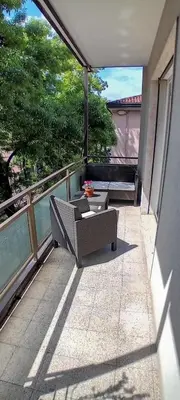 Balcone o terrazza di Elisa Apartment 12 minutes from Venice, free Wi-Fi included